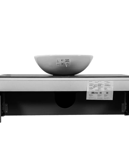 Mobilier de baie suspendat Manhattan (Zero), Alb