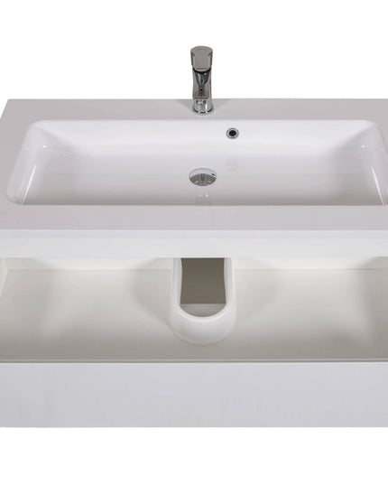 Mobilier de baie suspendat Accent alb