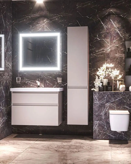 Mobilier de baie suspendat Elite, Mokko