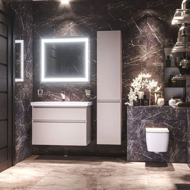 Mobilier de baie suspendat Elite, Mokko