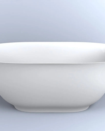 Cadă din compozit albă lucioasă Santorini