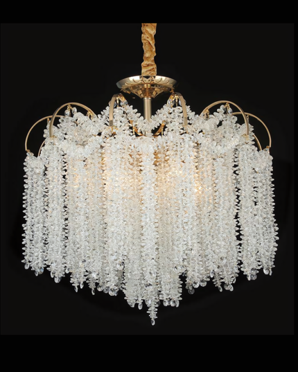 Candelabru Majestic Crystal, iluminat modern, diametru 50cm, E14, auriu  B6698/500