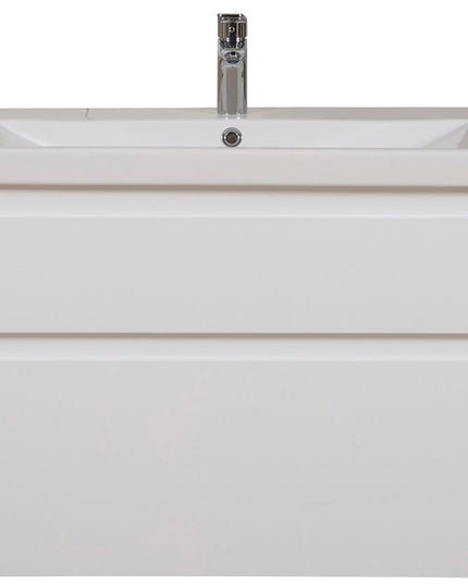 Mobilier de baie suspendat Elite, Alb Mat