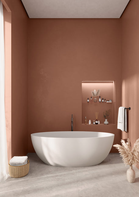 Cadă din compozit albă lucioasă Madonna