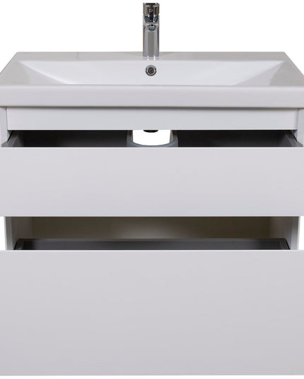 Mobilier de baie suspendat Elite, Alb Mat