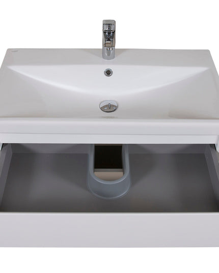 Mobilier de baie suspendat Elite, Alb Mat