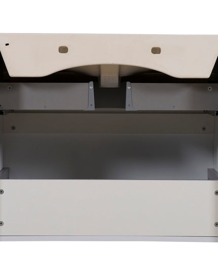 Mobilier de baie suspendat Elite, Alb Mat
