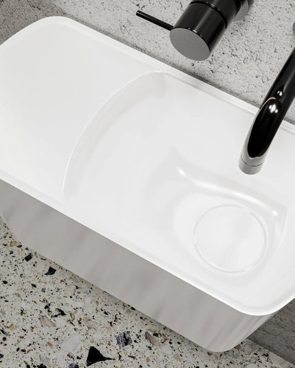 Lavoar suspendat Helix Alb, Miraggio