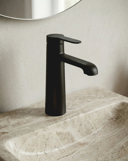 Baterie lavoar – Colecția Dysis – Negru mat