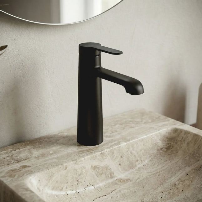 Baterie lavoar – Colecția Dysis – Negru mat