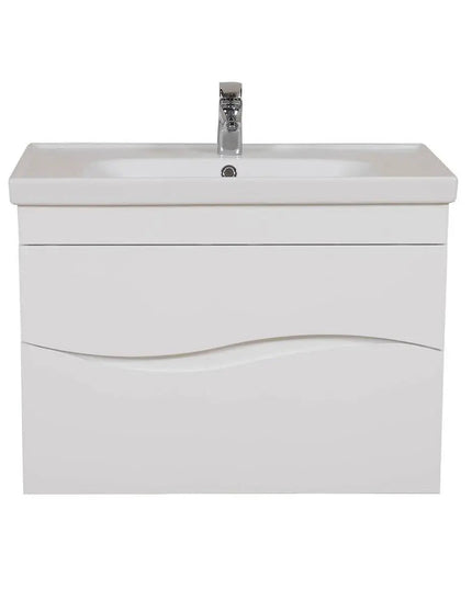 Mobilier de baie suspendat Alfa alb