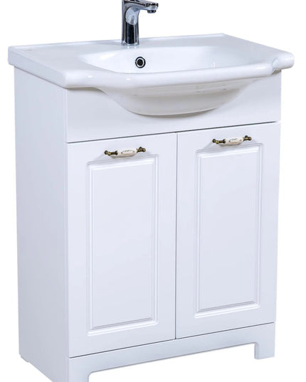 Mobilier de baie pe pardoseală Classic Alb