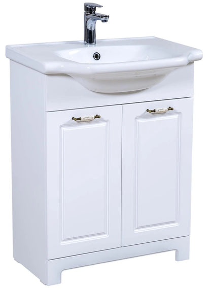 Mobilier de baie pe pardoseală Classic Alb