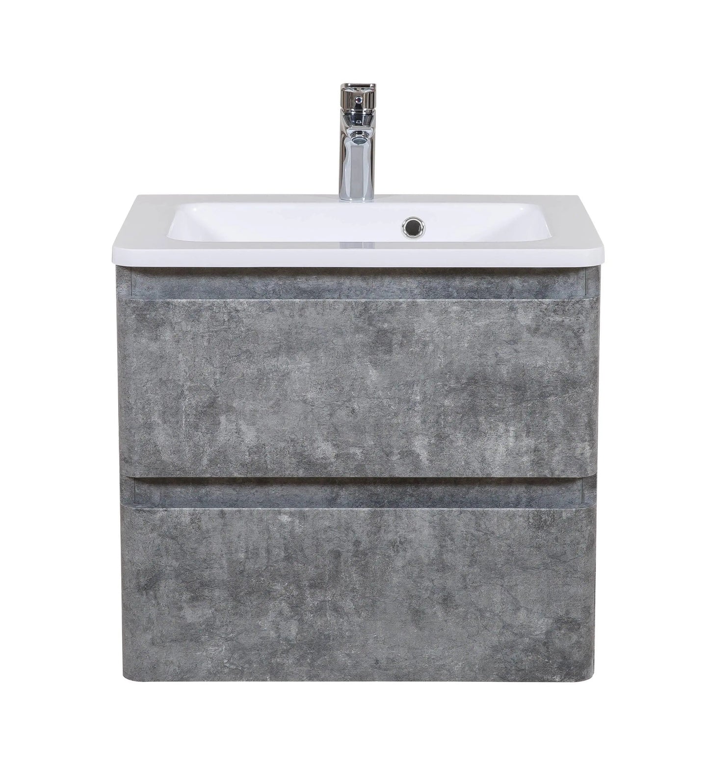 Mobilier de baie suspendat Accent gri