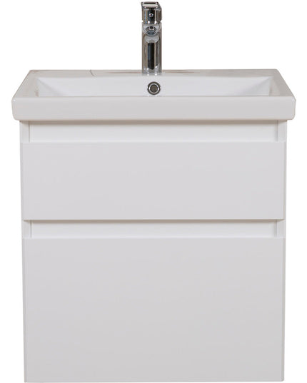 Mobilier de baie suspendat Elite, Alb Mat
