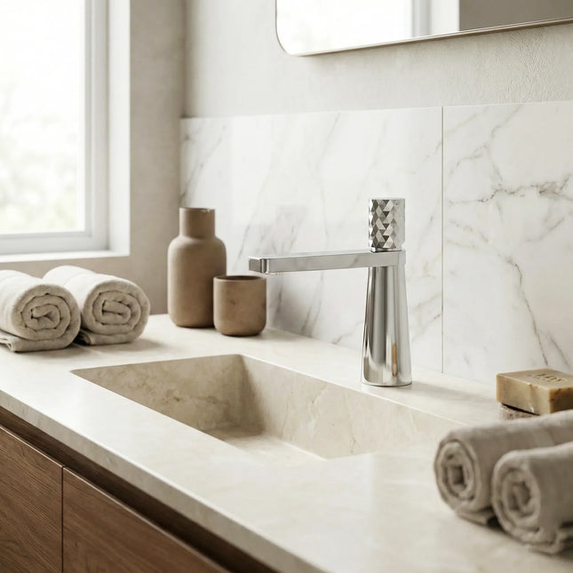 Baterie lavoar – Colecția Astrid – Crom Diamond