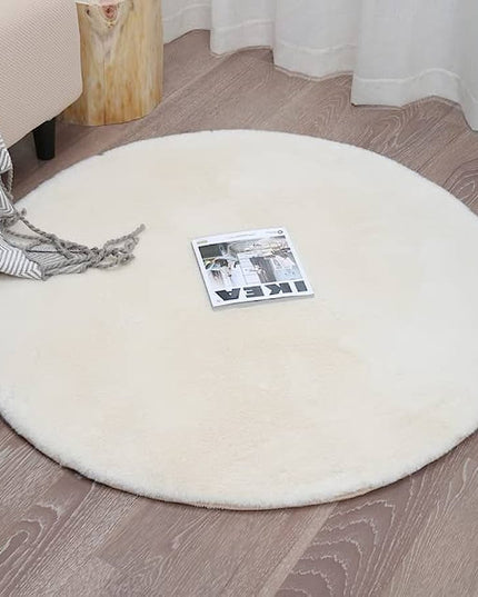 Covor Pufos Rabbit Veronico Crem