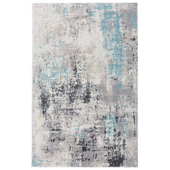 Covor Modern Rose 36540 B Turcoaz/Gri