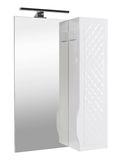 Oglindă cu dulăpior Rodors, Alb