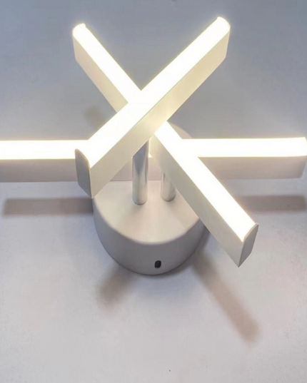 Lustra LED Creative Liniar, 24W, 1200lm, alb, cu trei tipuri de lumina  9107 WT