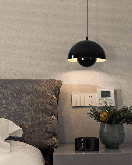 Lustra pe cablu Creative Pendant, stil minimalist, negru, E27, max 60W 9202/230MM BK