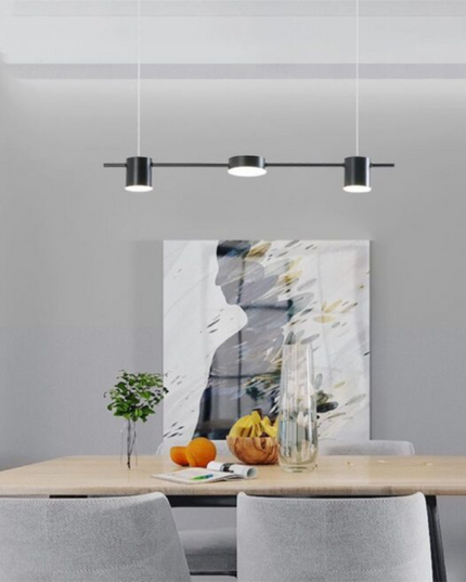 Lustra LED Black Design 3,G3849/2+1 BK suspendata,cu telecomanda, 30W, 1500lm, negru, cu trei tipuri de lumina