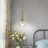 Lustra pe cablu Stylish Glow, stil minimalist, auriu, E27, max 60W MX158/1