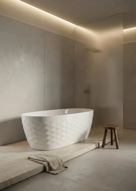 Cadă freestanding din acril Mira