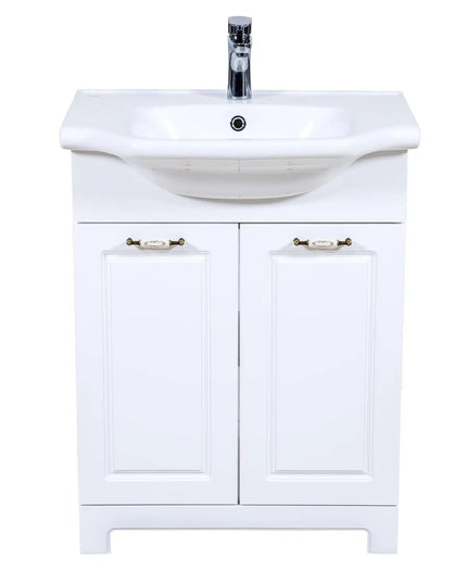 Mobilier de baie pe pardoseală Classic Alb