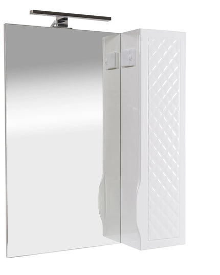 Oglindă cu dulăpior Rodors, Alb