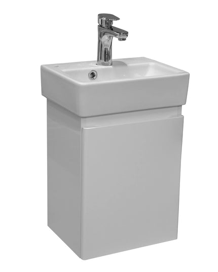 Mobilier de baie Accent alb suspendat