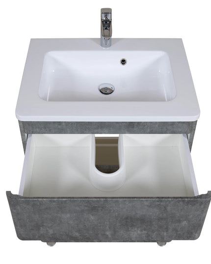 Mobilier de baie pe pardoseală Accent Gray Marble