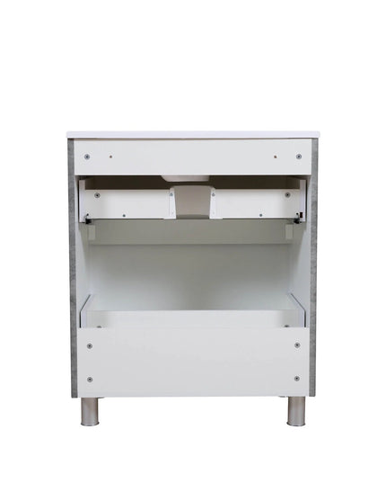Mobilier de baie pe pardoseală Accent Gray Marble