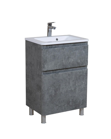 Mobilier de baie pe pardoseală Accent Gray Marble