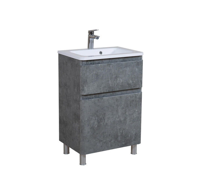 Mobilier de baie pe pardoseală Accent Gray Marble