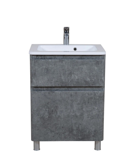 Mobilier de baie pe pardoseală Accent Gray Marble