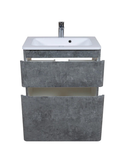 Mobilier de baie suspendat Accent Gray Marble