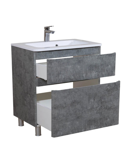 Mobilier de baie pe pardoseală Accent Gray Marble