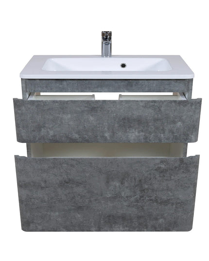 Mobilier de baie suspendat Accent Gray Marble