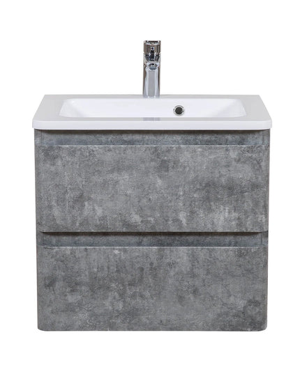 Mobilier de baie suspendat Accent Gray Marble