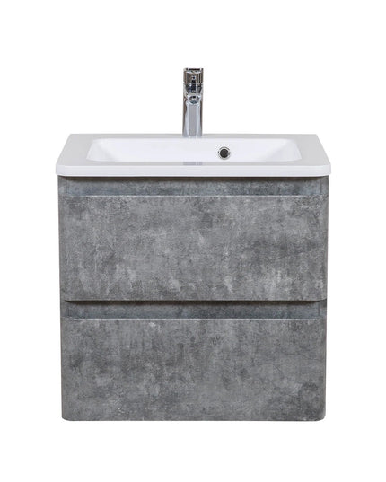 Mobilier de baie suspendat Accent Gray Marble