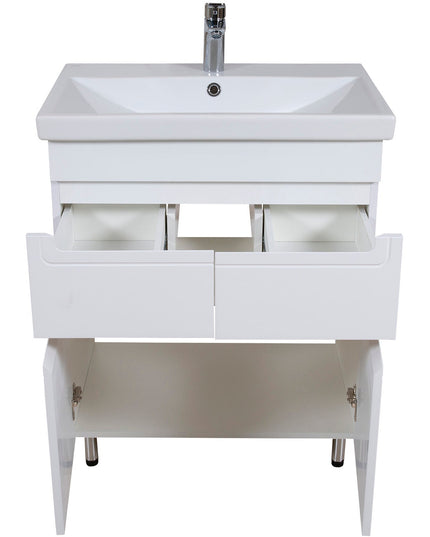 Set baie Omega – mască pe pardoseală cu lavoar ceramic