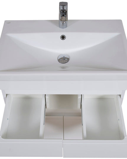 Set baie Omega – mască pe pardoseală cu lavoar ceramic