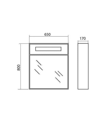 Oglindă Paris cu dulăpior