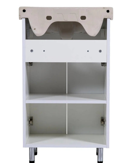 Mobilier de baie pe pardoseală Quadro, Alb