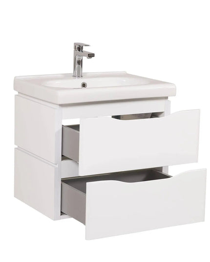 Mobilier de baie suspendat Venice, Alb (City)