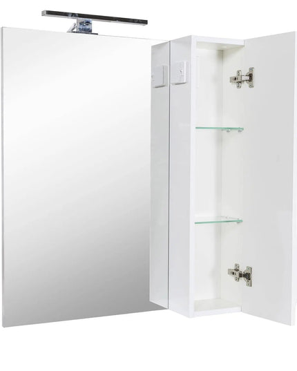 Oglindă cu dulăpior Rodors, Alb