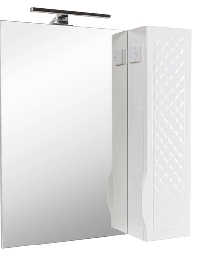 Oglindă cu dulăpior Rodors, Alb