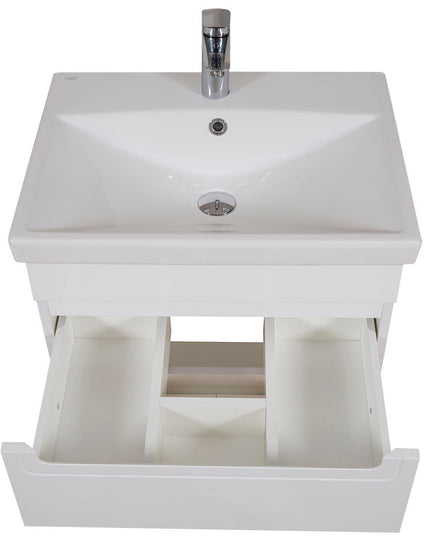 Set baie Omega – mască pe pardoseală cu lavoar ceramic