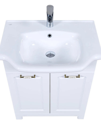 Mobilier de baie pe pardoseală Classic Alb